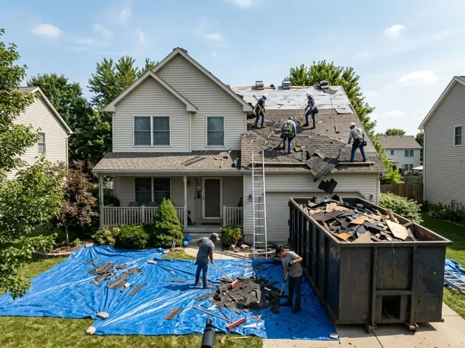 roof-replacement-debris-remova-004 — frequently asked questions, Cheapest Dumpster Rentals in Lake Barrington, IL